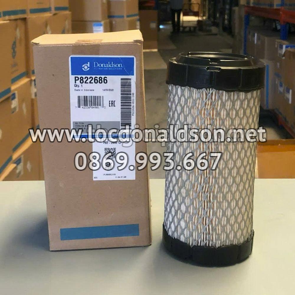 P822686 Donaldson lọc gió thô động cơ