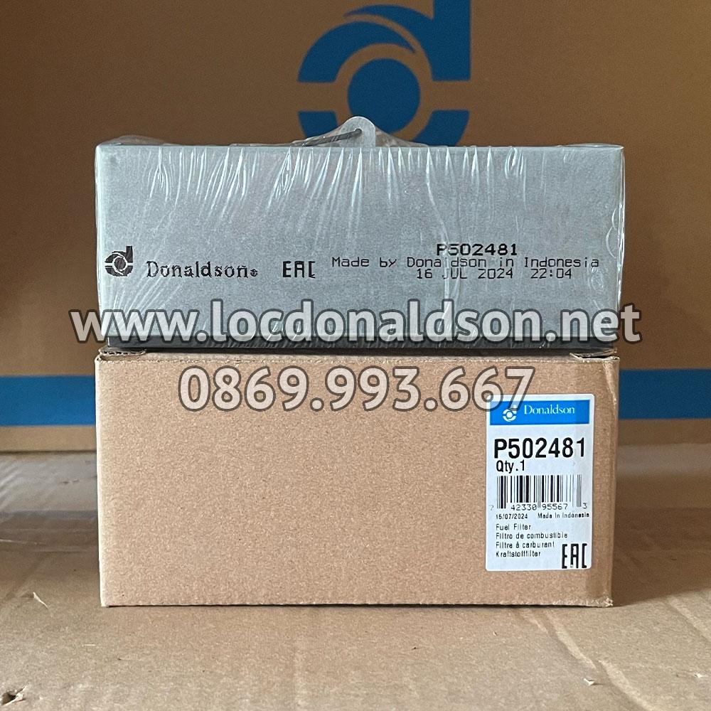 P502481 Donaldson lõi lọc dầu tách nước động cơ