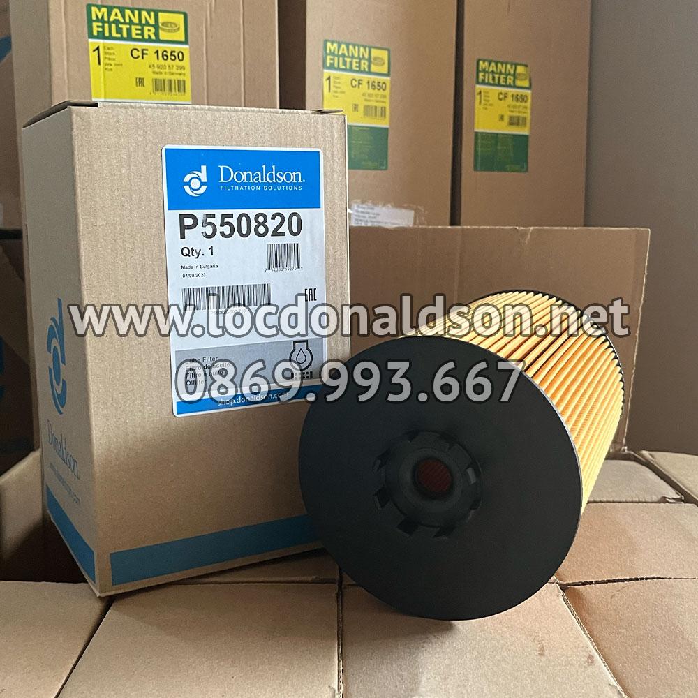 P550820 Donaldson lõi lọc nhớt động cơ